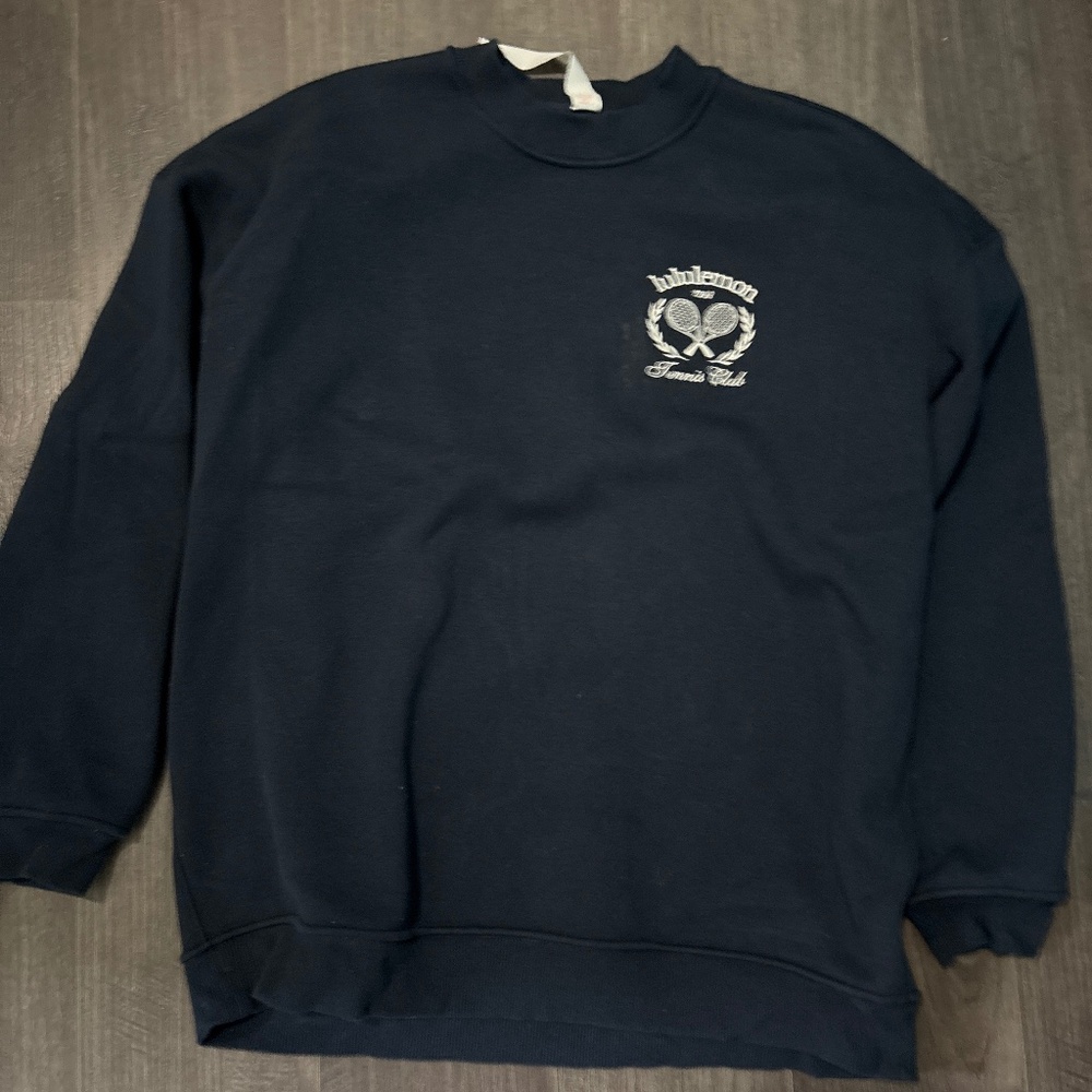 Lululemon heavyweight fleece pullover- tennis club